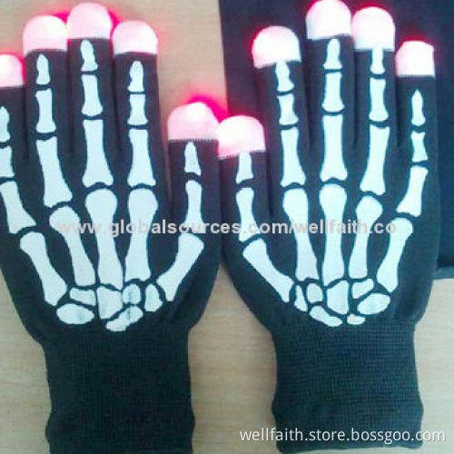 Magical Hot Sale LED Finger Light Gloves, Good for Stage Performance